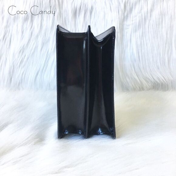 🔃Bulgari Black Leather Accordion Crossbody Bag - Picture 7 of 16